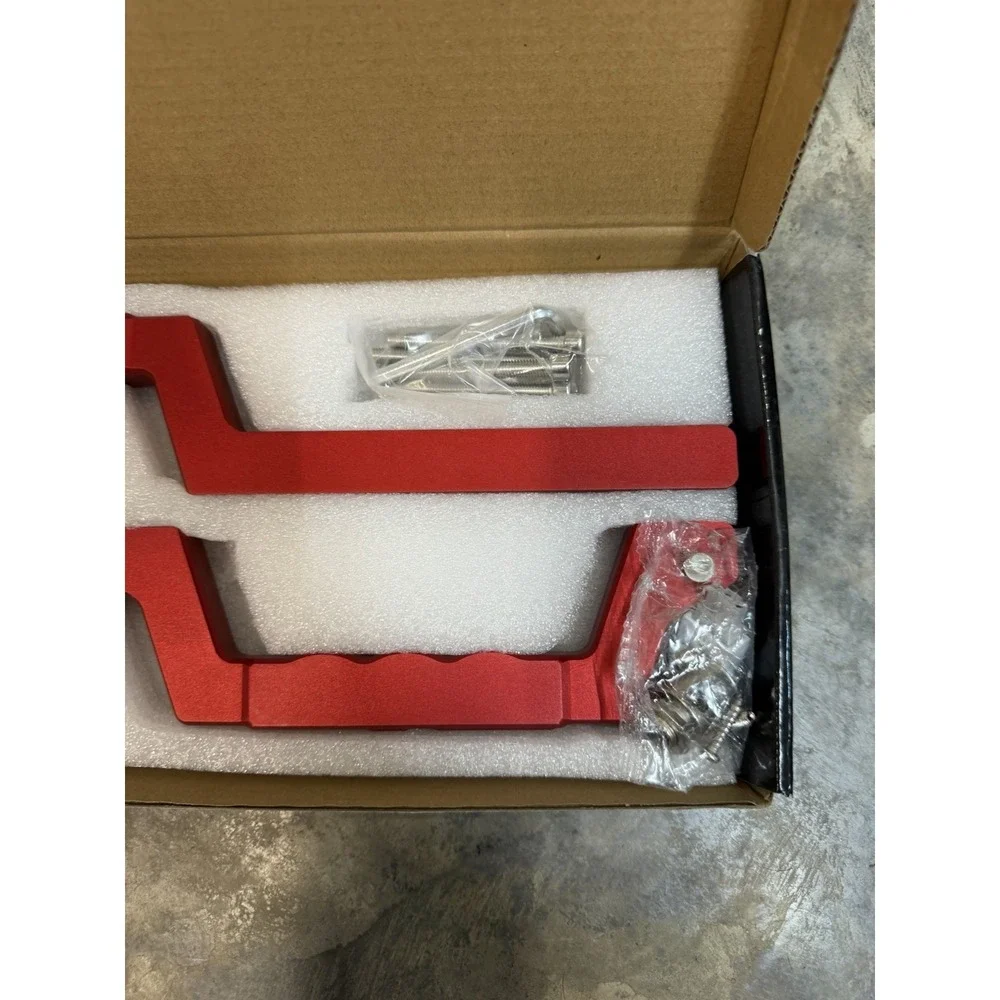 Rear Grab Handles For Ford Bronco 2021-2026 Rear Seat 4-Door Aluminum Red